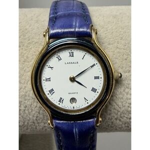 Seiko Lassale 3L19-0039 New Battery Ladies Watch 25MM 6.5" Leather Band